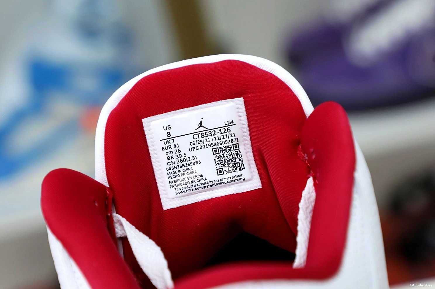 1st Kicks SmartChoice 1941 Kimikick Air Retro Red(CT8532-126） 3 Cardinal  Jordan 1120